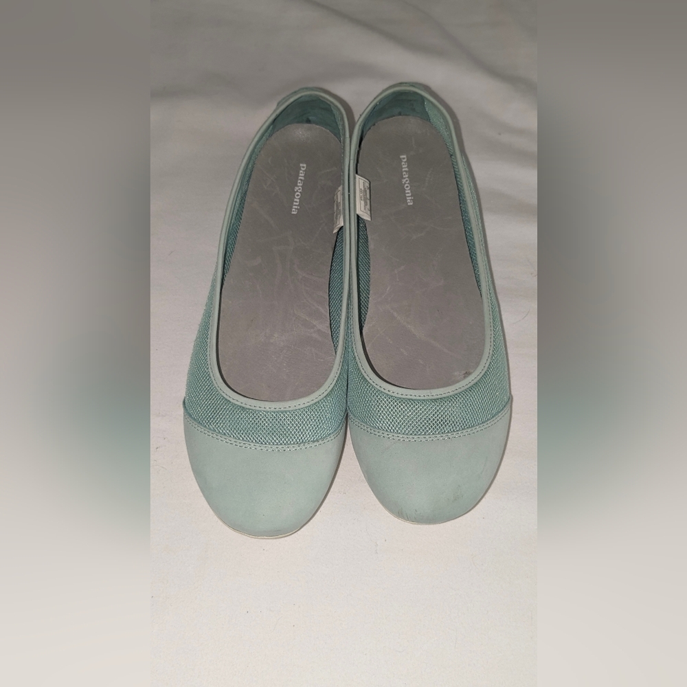 Patagonia Maha Breathe Mesh Leather Ballet Flat Shoes Size 8